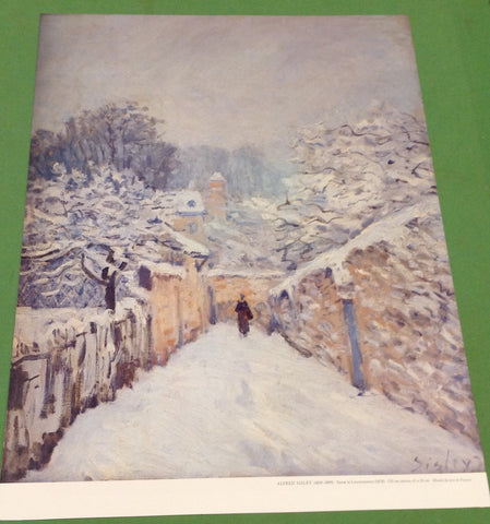 Sisley: Snow in Louveciennes