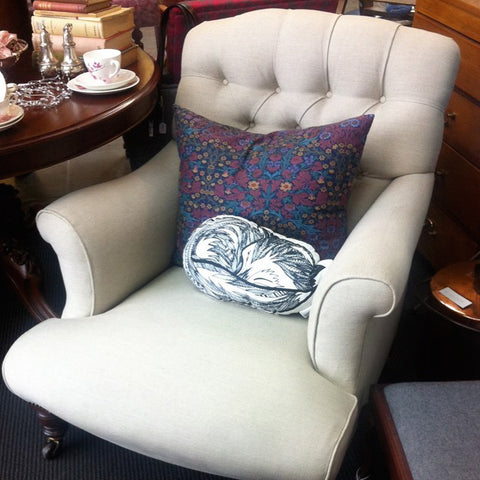 Laura Ashley linen chair