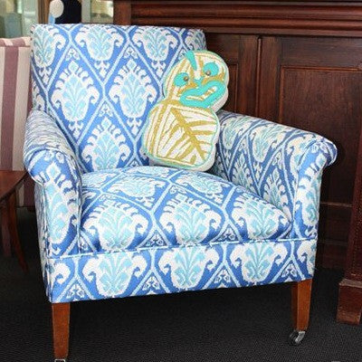 Claridge 'Blue Azul' Vintage Chair