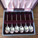 Silver Teaspoons: Coffee Bean