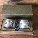 Silver Napkin Rings: Sincerity Plate