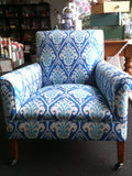 Claridge 'Blue Azul' Vintage Chair