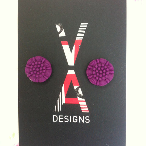 Veronica Anderson Earrings: Purple