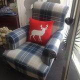 Tartan Wool Club Chair