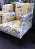 Vintage Rolled Arm Chairs - Beautifully Reupholstered