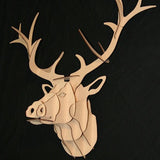 MDF Wood Trophy: Large Stag