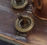 Small Brass Weight: rooster / horse