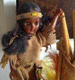American Indian Blinky Doll