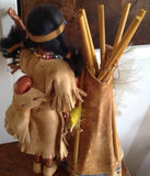 American Indian Blinky Doll