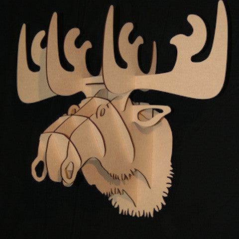 Wood Trophy: Large Moose