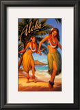 Vintage Art Print -Aloha
