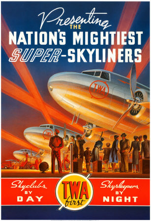 Vintage Art Print -Skyliners
