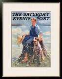 Vintage Art Print -The Evening Post