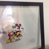 Mickey / Minnie Mouse Skating: limited edition serigraph