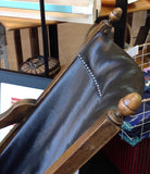 Statement Piece Antique Rocking Chair: faux hide