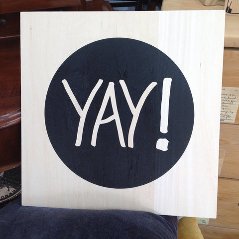 Pop Art:  'YAY !'