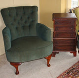 Pair of Velvet Tub Chairs