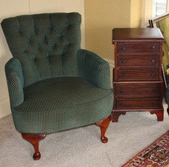 Pair of Velvet Tub Chairs